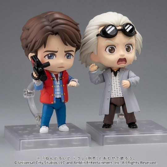 Back to the Future Nendoroid PVC Action Figure Doc (Emmett Brown) / Marty McFly 10 cm
