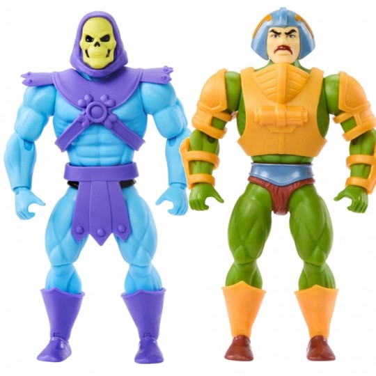 Masters of the Universe Origins Action Figure Cartoon Collection: Skeletor / Man-At-Arms 14 cm