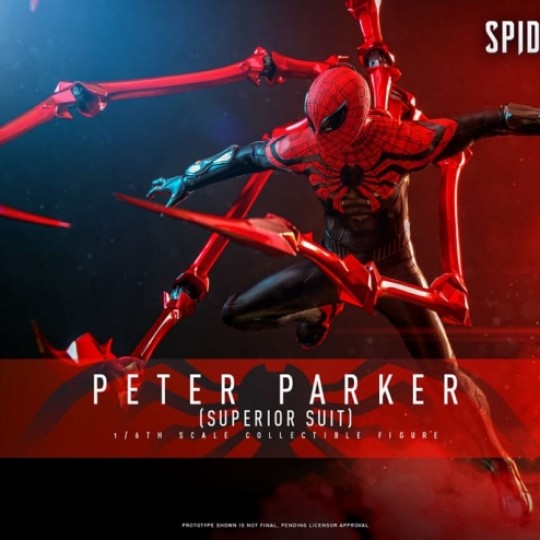 Spider-Man 2 Video Game Masterpiece Action Figure 1/6 Peter Parker Superior Suit 30 cm