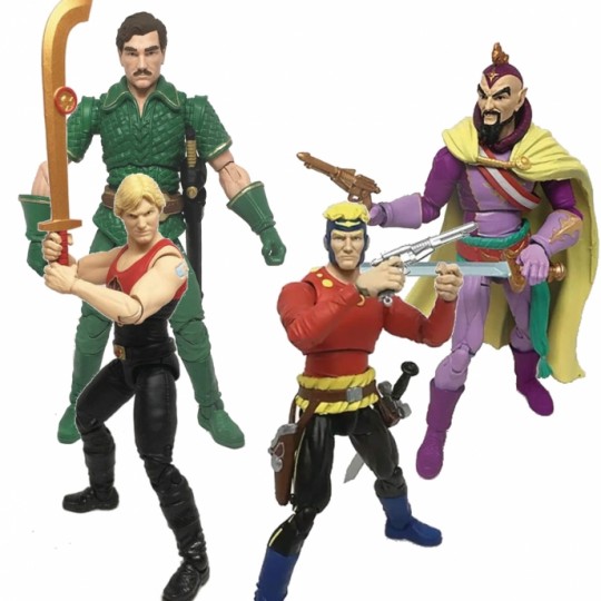 Flash Gordon Hero H.A.C.K.S. Action Figure Barin / Comic Ming / Tank Top Flash / Flash Gordon 15 cm