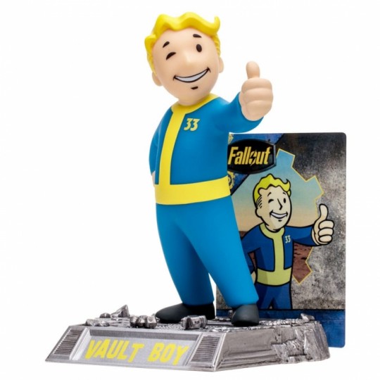 Fallout Movie Maniacs Action Figure Vault Boy Gold Label 15 cm