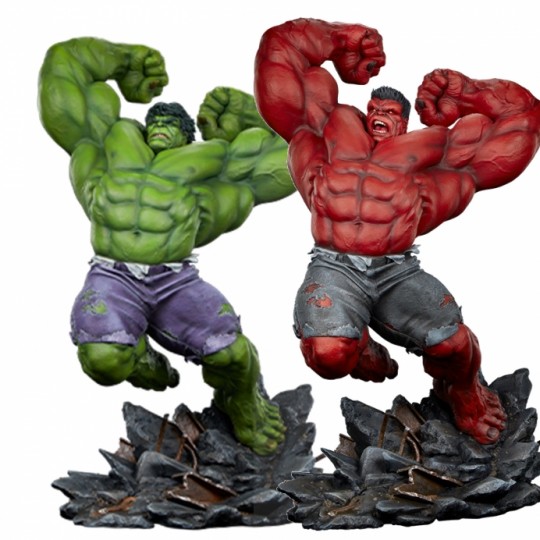 Marvel: Classic Premium Hulk / Red Hulk 1:4 Scale Statue 74 cm