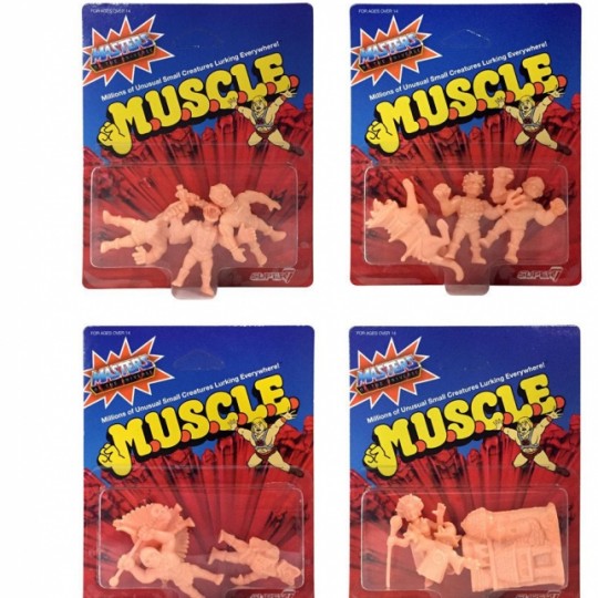 Masters of the Universe MUSCLE Figures 3-Pack 4 cm Wave 2
