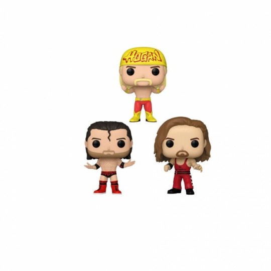 WWE POP! Vinyl Figure Hogan & Outsiders 3-Pack 9 cm