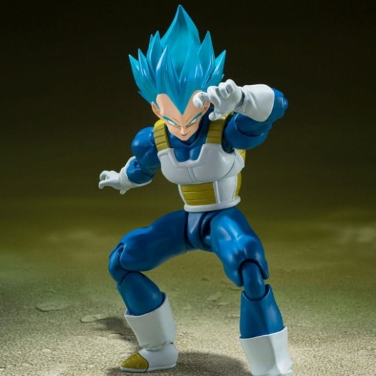 Dragon Ball Super S.H. Figuarts Action Figure Super Saiyan God Super Saiyan Vegeta Unwavering 14 cm