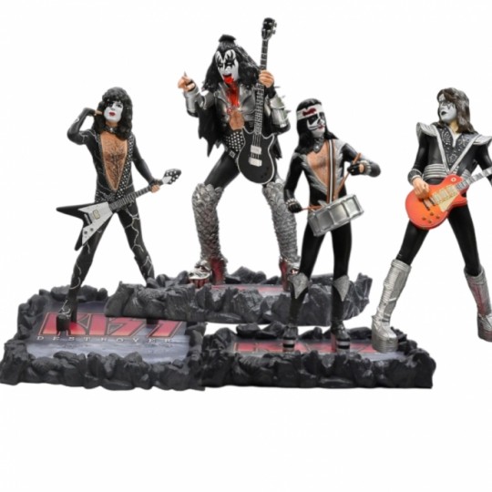 Kiss Rock Iconz Statue The Spaceman / The Catman / The Demon / The Starchild 22 cm
