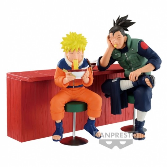 Naruto: Ichiraku -Figure Uzumaki Naruto / Umino Iruka 10-12 cm