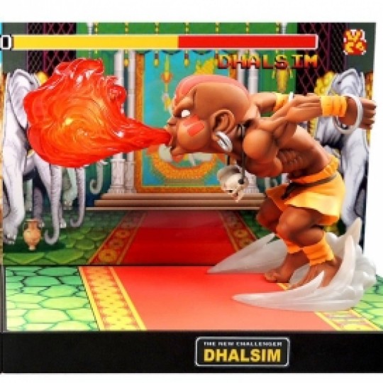 Street Fighter Dhalsim PVC Statue with Sound & Light Up 06 17 cm