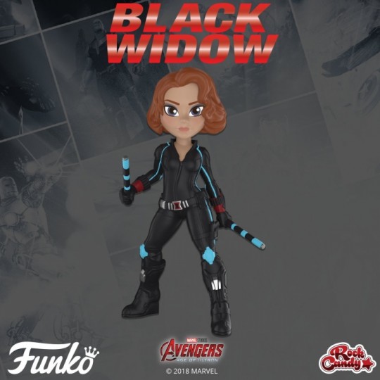 Avengers 2 Rock Candy Vinyl Figure Black Widow 13 cm