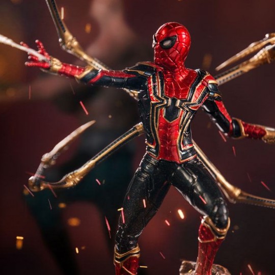 Avengers Infinity War Battle Diorama Series Art Scale Statue 1/10 Iron Spider-Man 26 cm