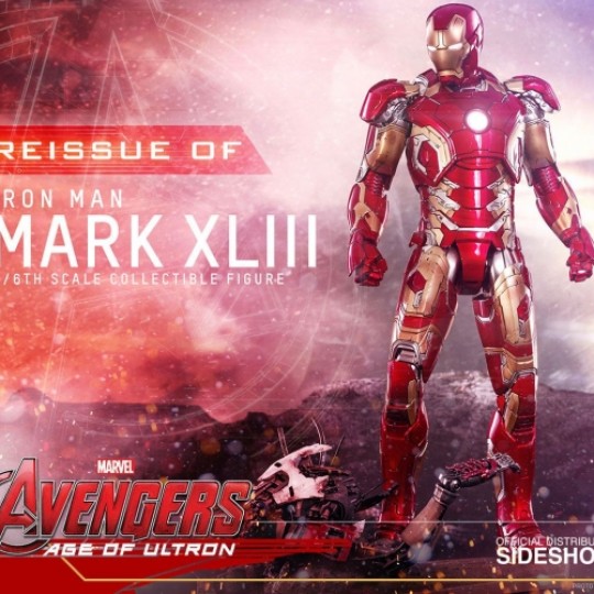 Hot Toys Avengers Age of Ultron MMS Diecast Action Figure 1/6 Iron Man Mark XLIII 31