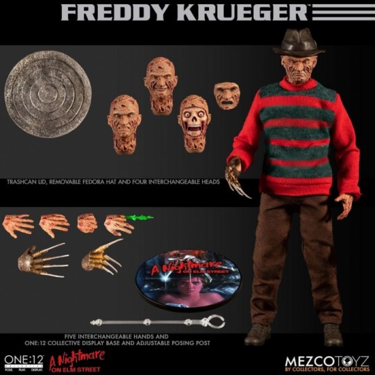 Nightmare On Elm Street Action Figure 1/12 Freddy Krueger 17 cm