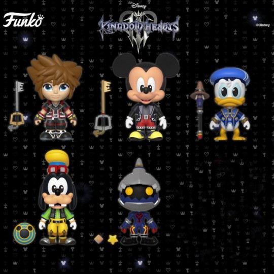 Kingdom Hearts 3 5-Star Vinyl Figure 8 cm