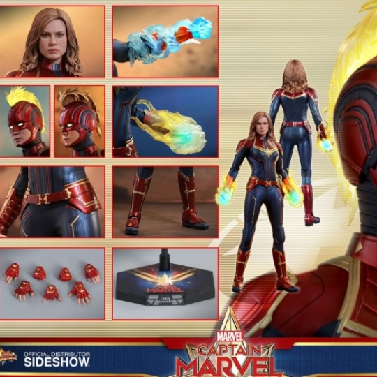 Hot Toys Captain Marvel Movie Masterpiece Action Figure 1/6 Captain Marvel 29 cm