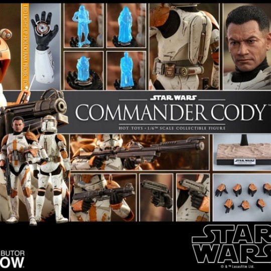 Hot Toys Star Wars Episode III Movie Masterpiece Action Figure 1/6 Commander Cody 30 cm