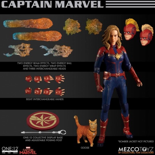 Captain Marvel Action Figure 1/12 Captain Marvel 16 cm