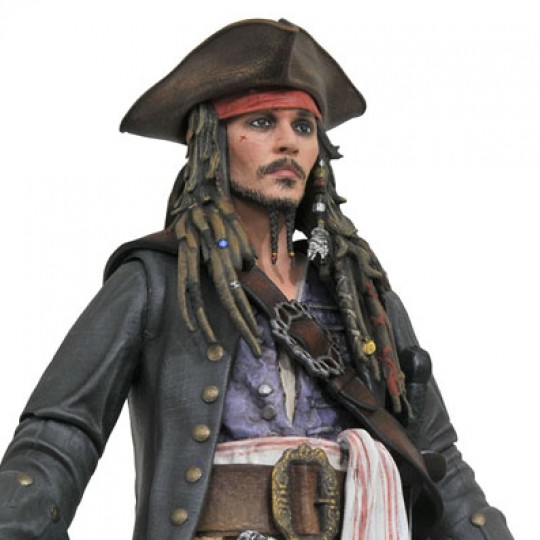 Pirates of the Caribbean Dead Men Tell No Tales Select Action figure Jack Sparrow 18 cm