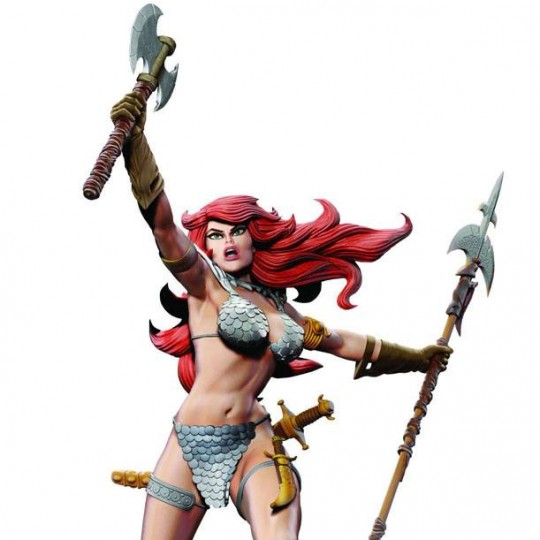 Red Sonja Statue Red Sonja 45th Anniversary by Frank Thorne 32 cm