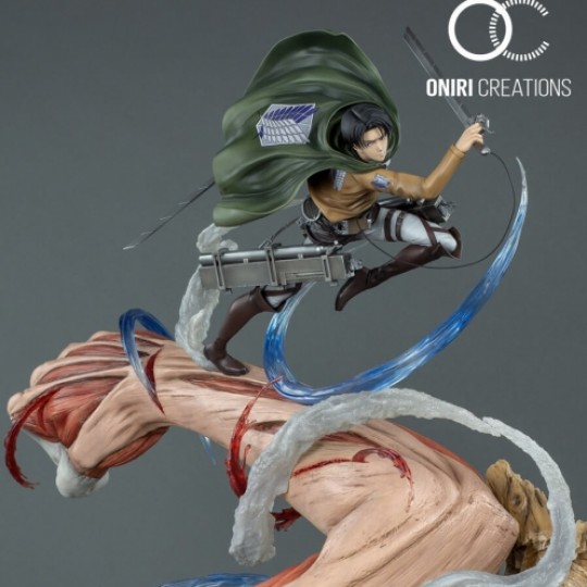 Oniri Créations Shingeki no Kyojin Female Titan VS Levi 1/6 52 cm
