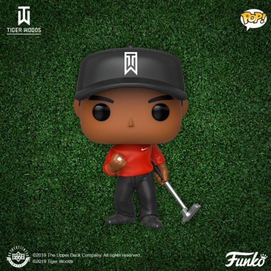 Tiger Woods POP! Golf Vinyl Figure Tiger Woods (Red Shirt) 9 cm