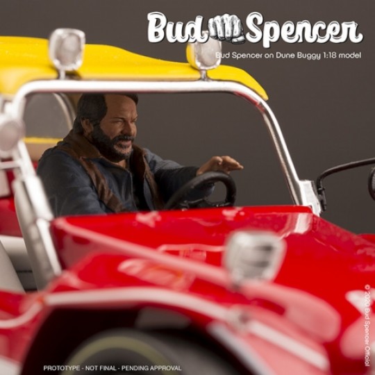 Bud Spencer On Dune Buggy 1:18 Model 20x10x8 cm