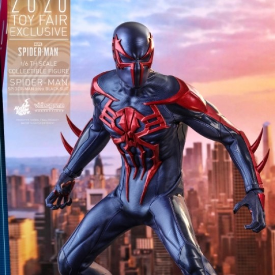 Hot Toys Spider-Man Video Game Spider-Man 2099 Black Suit 1/6 Action Figure 30 cm Exclusive