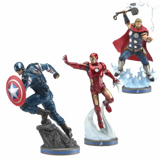 Avengers 2020 Video Game PVC Statue 1/10 Thor / Iron Man / Captain America 22-24 cm