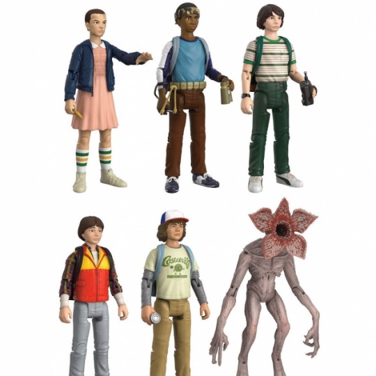 Netflix Stranger Things ReAction Action Figures 3-Pack Set 1 and 2 10 cm