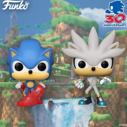 Sonic the Hedgehog POP! Games Vinyl Figure Sonic 30th - Silver / Sonic the Hedgehog 9 cm