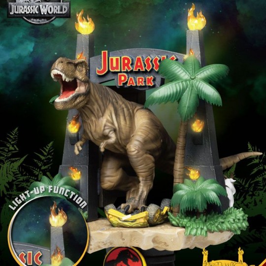 Jurassic Park D-Stage PVC Diorama Park Gate 15 cm
