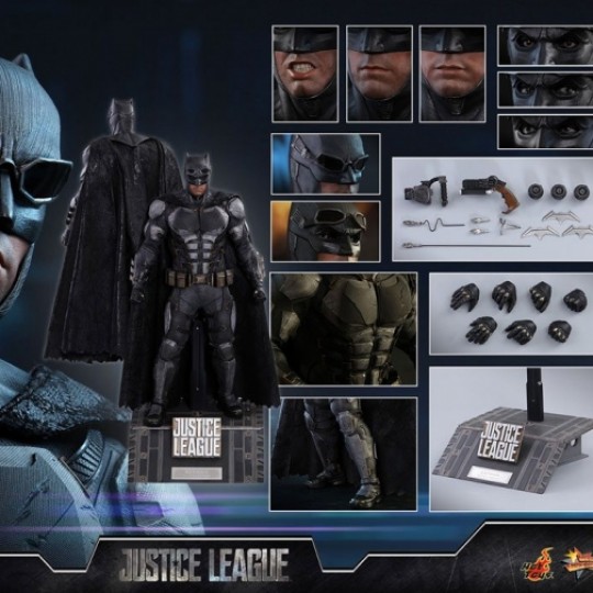 Hot Toys Justice League Movie Masterpiece Action Figure 1/6 Batman Tactical Batsuit Version 33 cm