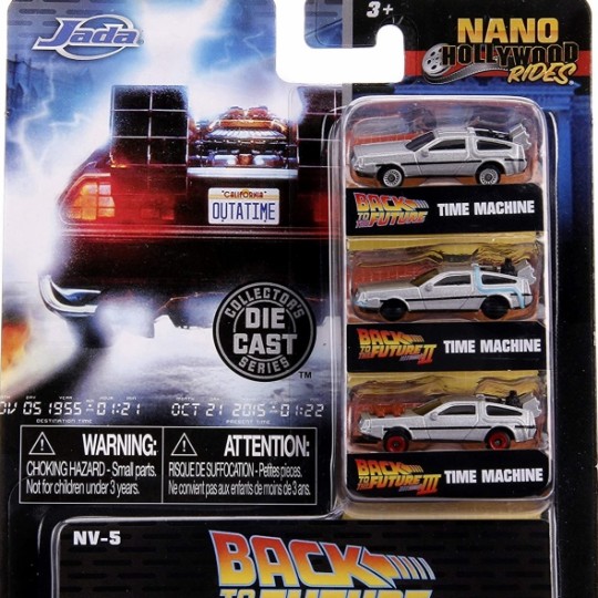 Back to the Future NANO RIDES 3PACK Diecast