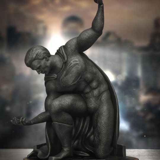 Batman v Superman Dawn Of Justice Master Craft Statue Superman Memorial 40 cm