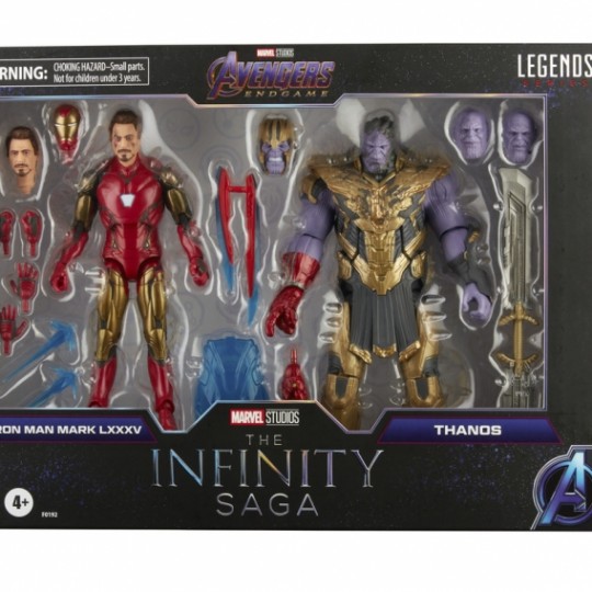 The Infinity Saga Marvel Legends Series Action Figure 2-Pack 2021 Iron Man & Thanos (Endgame) 15 cm