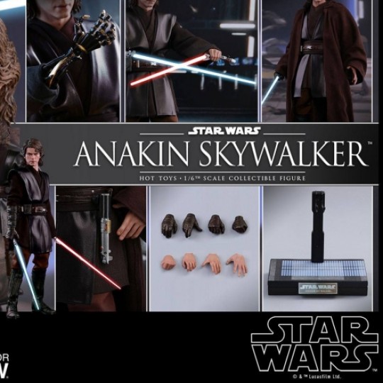 Hot Toys Star Wars Episode III Movie Masterpiece Action Figure 1/6 Anakin Skywalker 31 cm