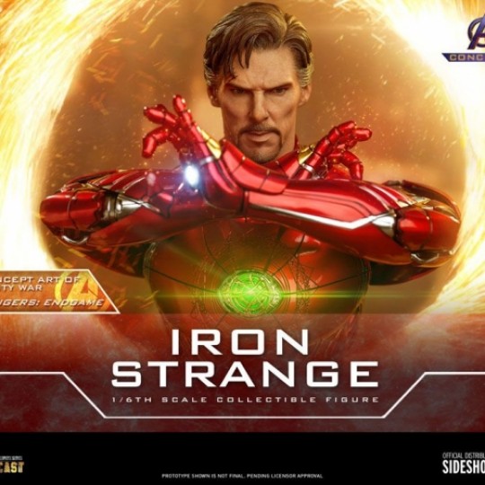 Avengers: Endgame Concept Art Series PVC Action Figure Diecast 1/6 Iron Strange 32 cm