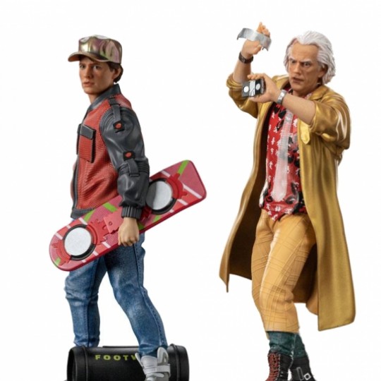 Back to the Future II Art Scale Statue 1/10 Doc Brown / Marty McFly 25-22 cm