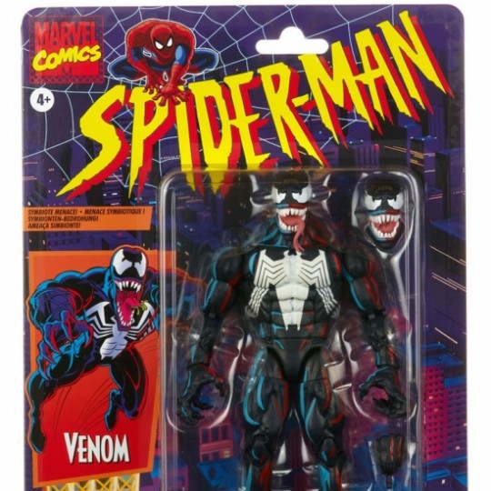 Spider-Man Marvel Legends Retro Collection Series Action Figure 2021 Venom Exclusive 15 cm
