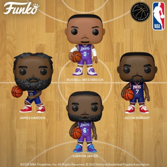 NBA Nets / Lakers POP! Basketball Vinyl Figure City Edition 2021 9 cm