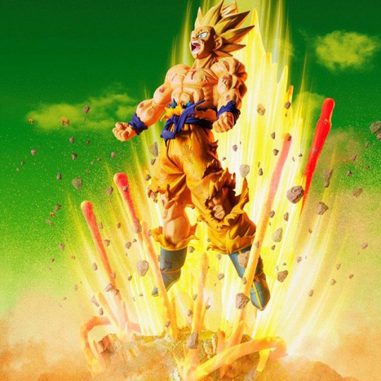 Dragon Ball Z Figuarts ZERO PVC Statue Extra Battle SSJ Son Goku Are You Talking About Krillin 27 cm