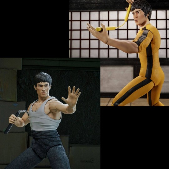Bruce Lee Ultimates Action Figure Bruce The Warrior / Bruce The Challenger 18 cm