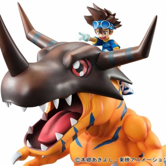 Digimon Adventure G.E.M. Series PVC Statue Greymon & Taichi 25 cm