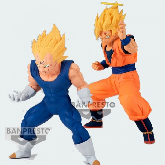 Dragon Ball Z: Match Makers Super Saiyan 2 Son Goku / Majin Vegeta PVC Statue 14-13 cm