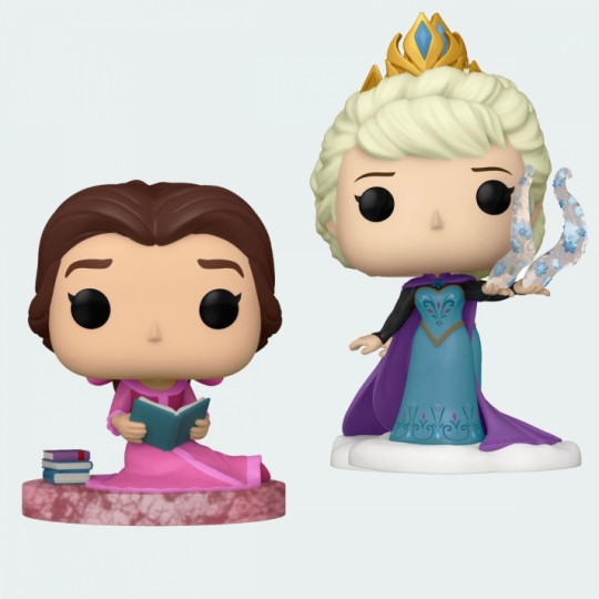 Disney: Ultimate Princess POP! Disney Vinyl Figure Belle / Elsa 9 cm