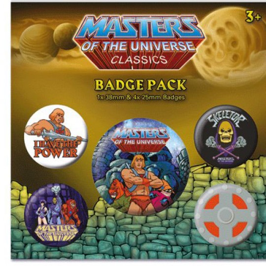 Masters of the Universe Pin Badges