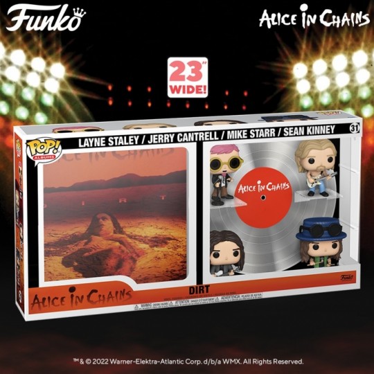 Alice in Chains POP! Albums DLX Vinyl Figure 4-Pack Dirt 9 cm