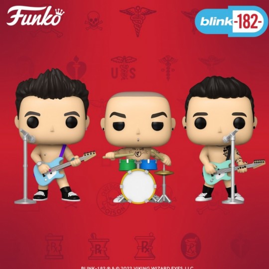 Blink 182 POP! Rocks Vinyl Figure 3-Pack 4 cm