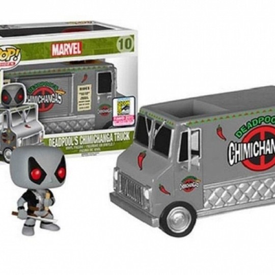 Deadpool POP! Rides Vinyl Figure Deadpool X-Force & Chimichanga Truck 15 cm