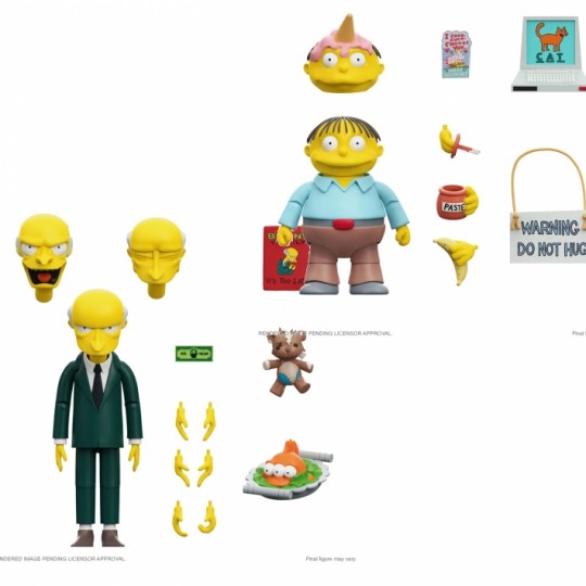 The Simpsons Ultimates Action Figure C. Montgomery Burns / Ralph Wiggun18 cm