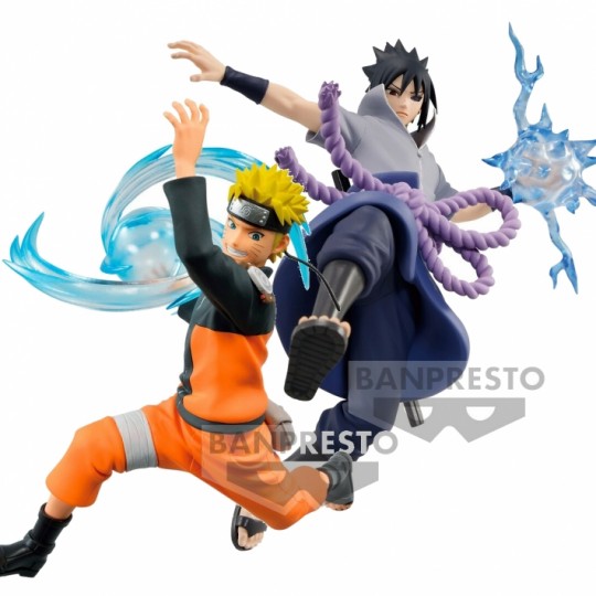 Naruto Shippuden: Effectreme - Naruto Uzumaki / Sasuke Uchiha PVC Statue 14-13cm